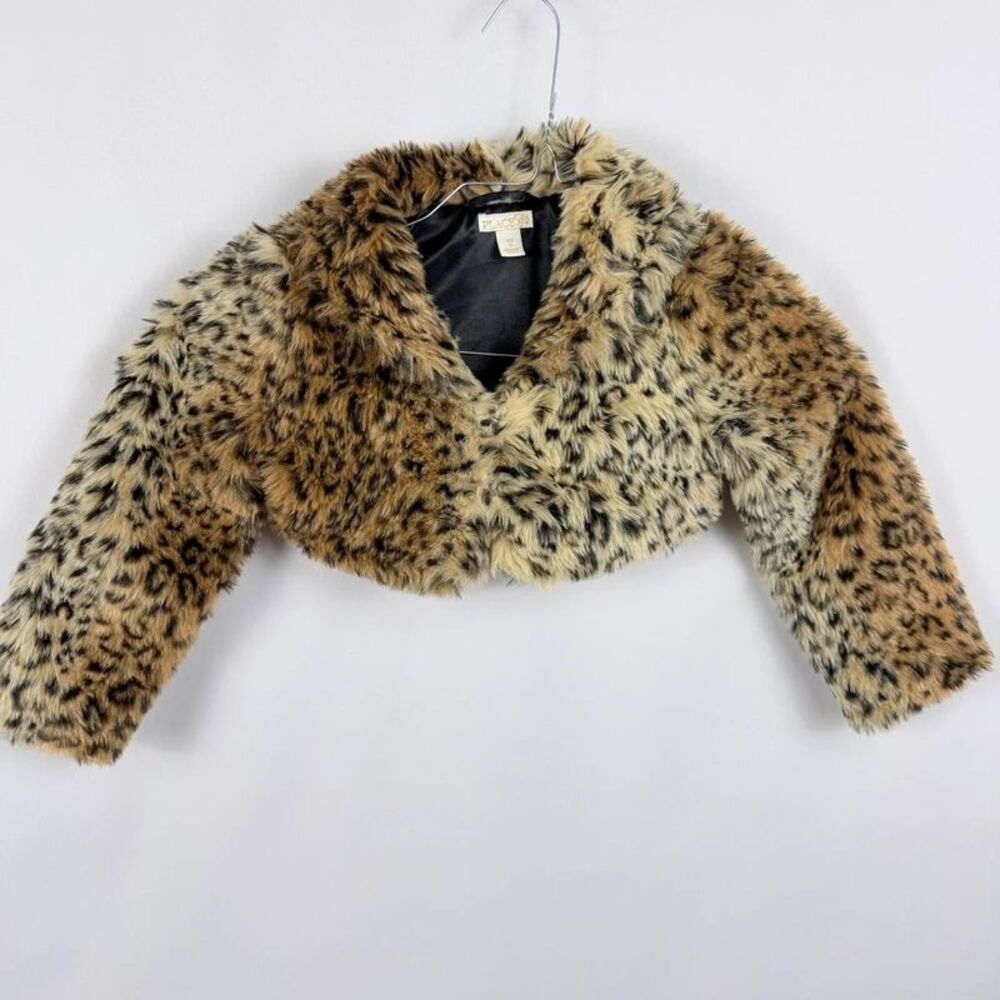 Children’s place crop flax fur crop jacket